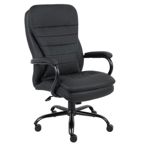 Boss Heavy Duty Silla Caressoft Plus de doble felpa, negro